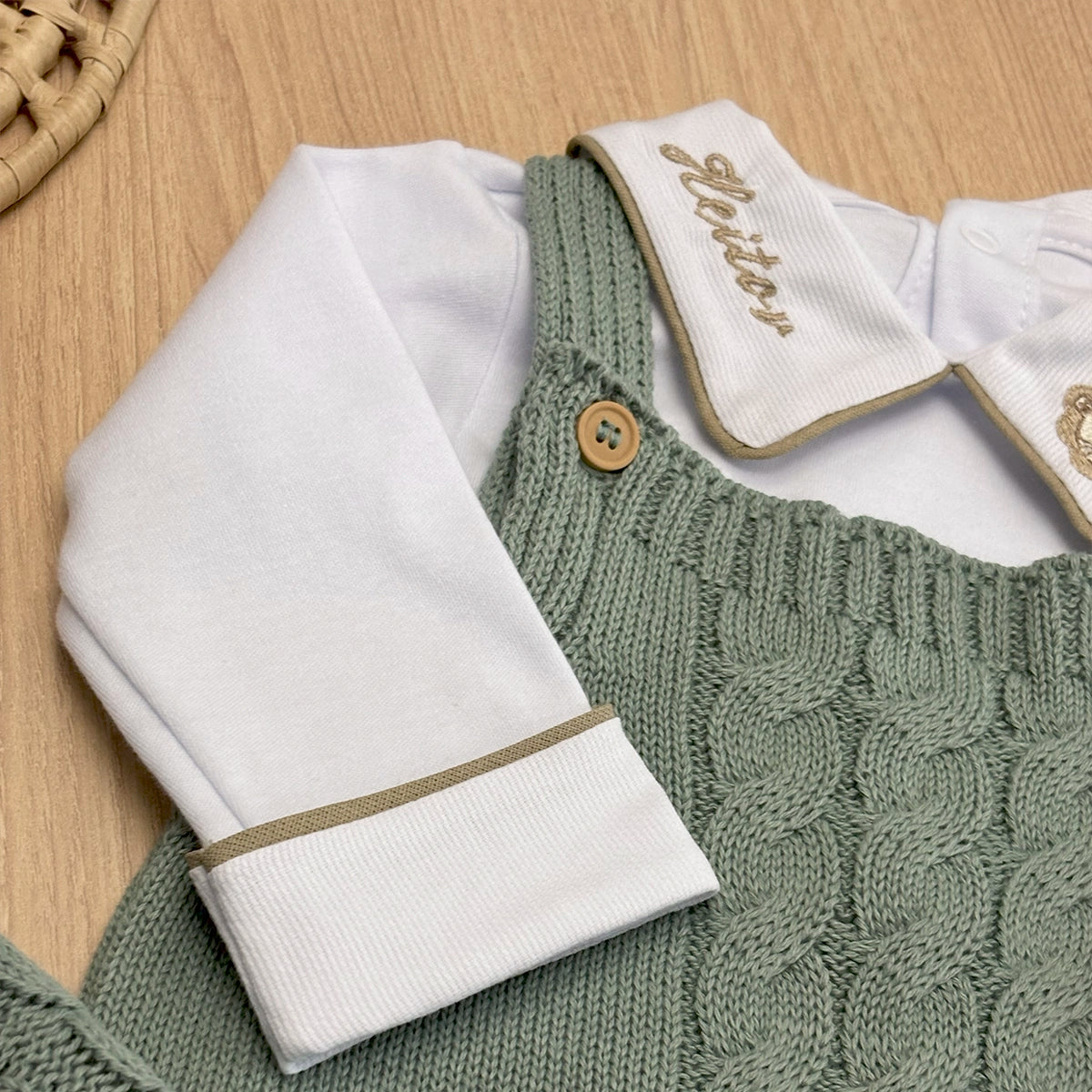 Saída Maternidade Tricot João Personalizado