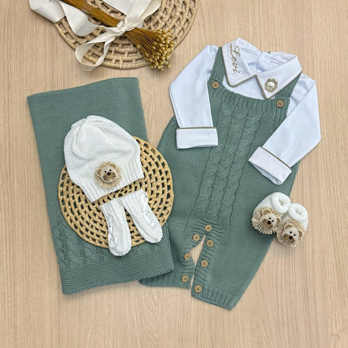 Saída Maternidade Tricot João Personalizado