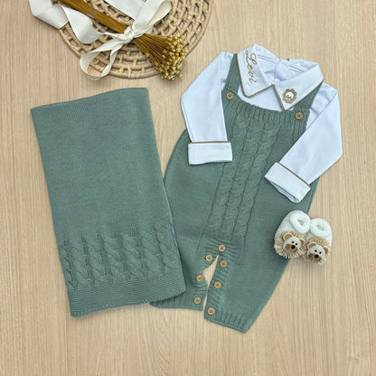Saída Maternidade Tricot João Personalizado