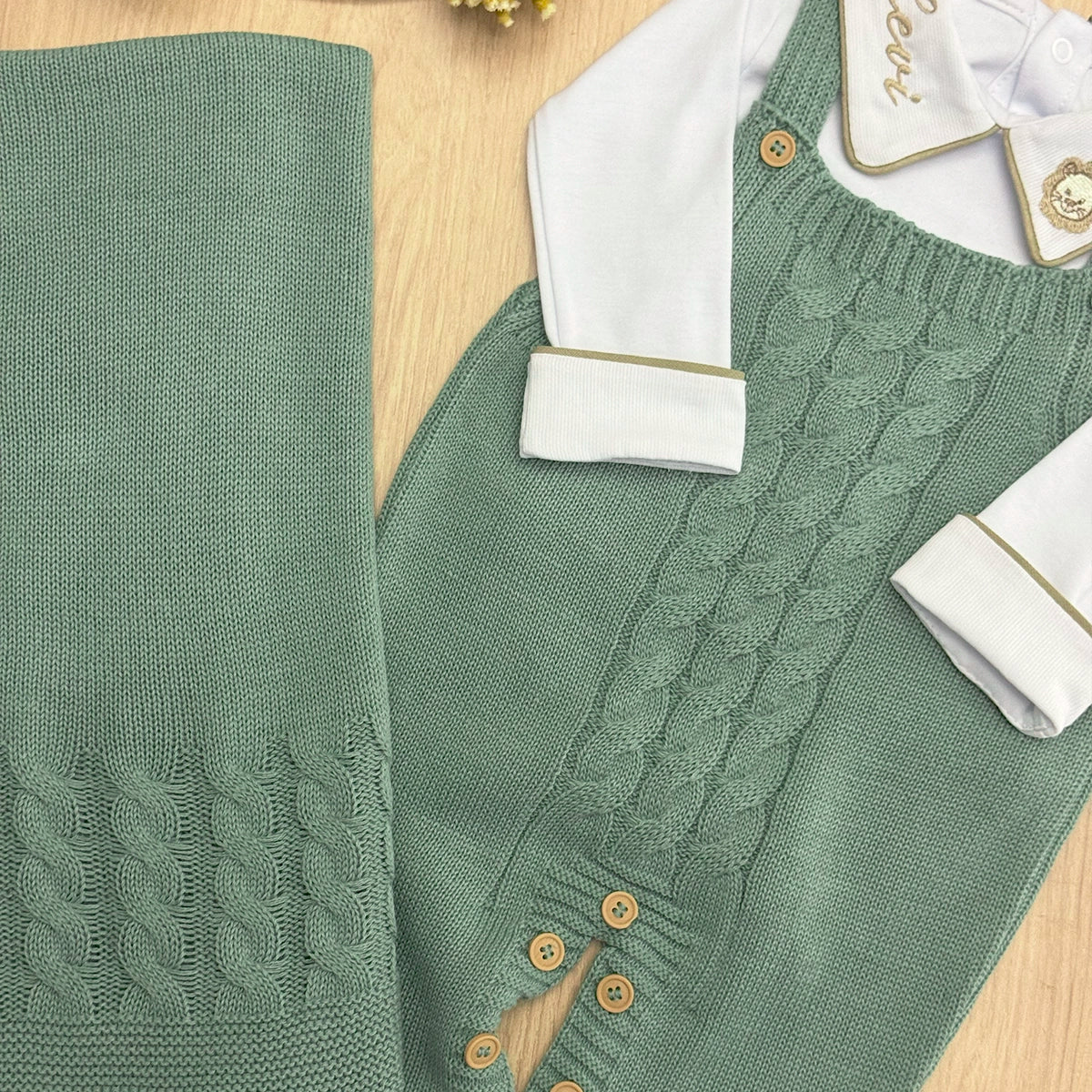 Saída Maternidade Tricot João Personalizado
