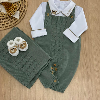 Saída Maternidade Tricot Thiago Personalizado
