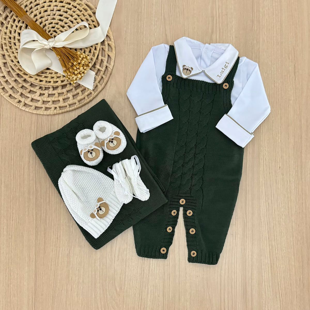 Saída Maternidade Tricot Thiago Personalizado