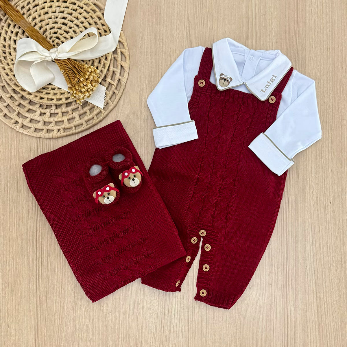 Saída Maternidade Tricot Thiago Personalizado