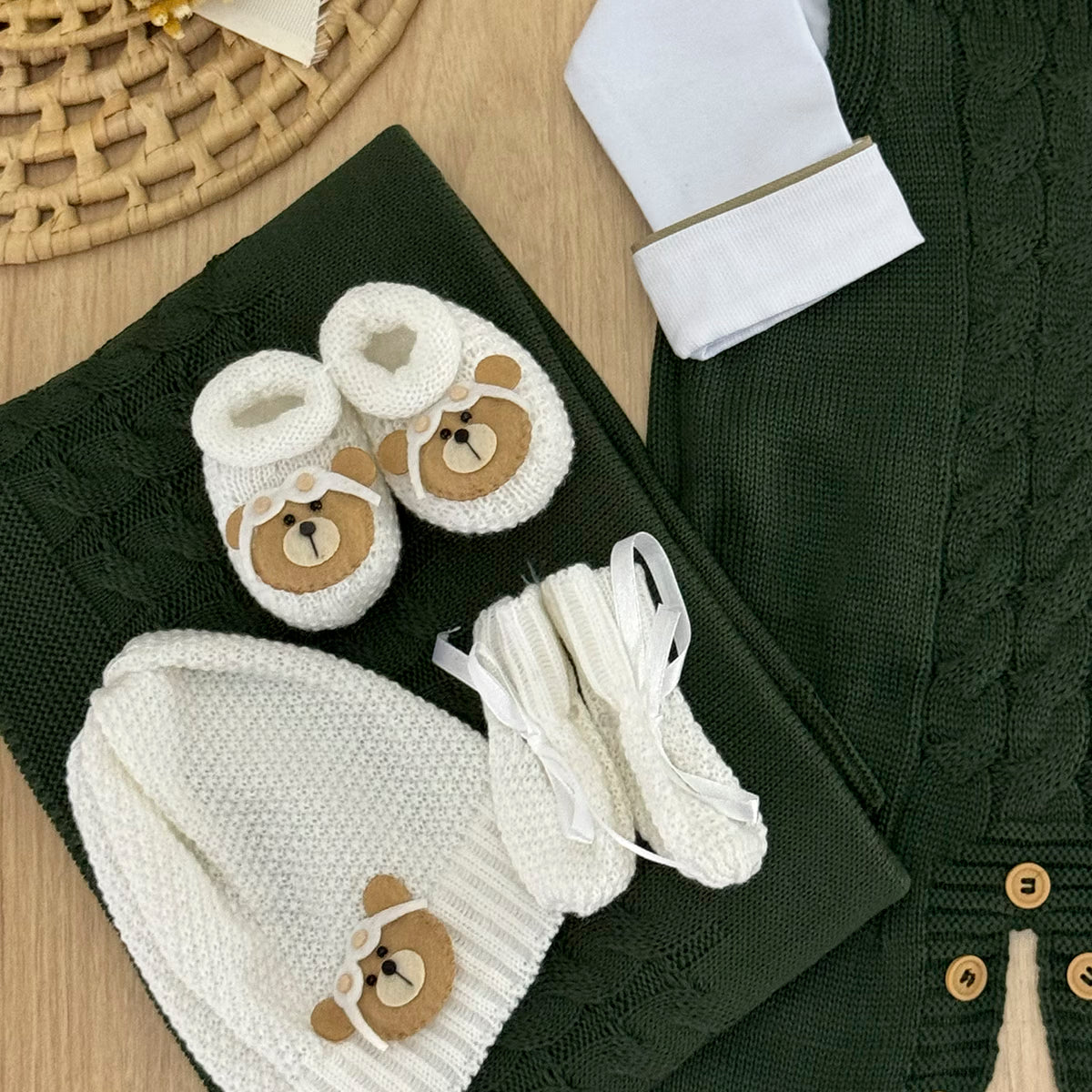 Saída Maternidade Tricot Thiago Personalizado