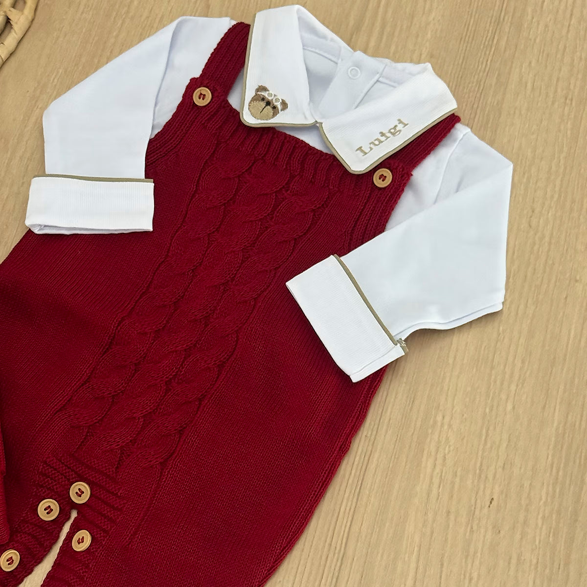 Saída Maternidade Tricot Thiago Personalizado