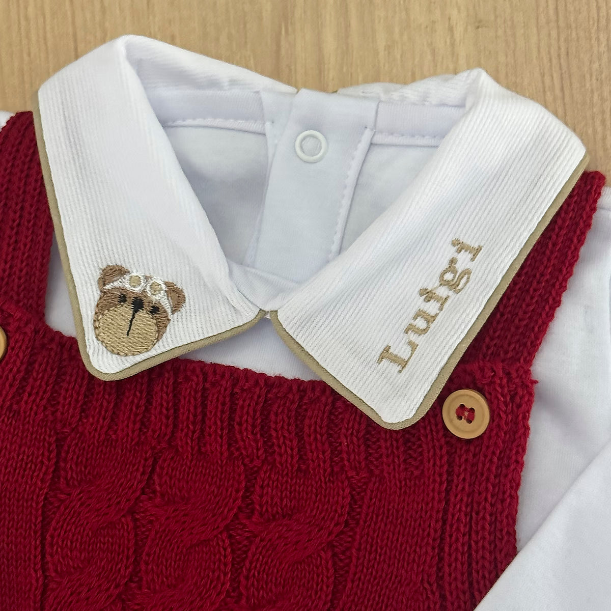 Saída Maternidade Tricot Thiago Personalizado