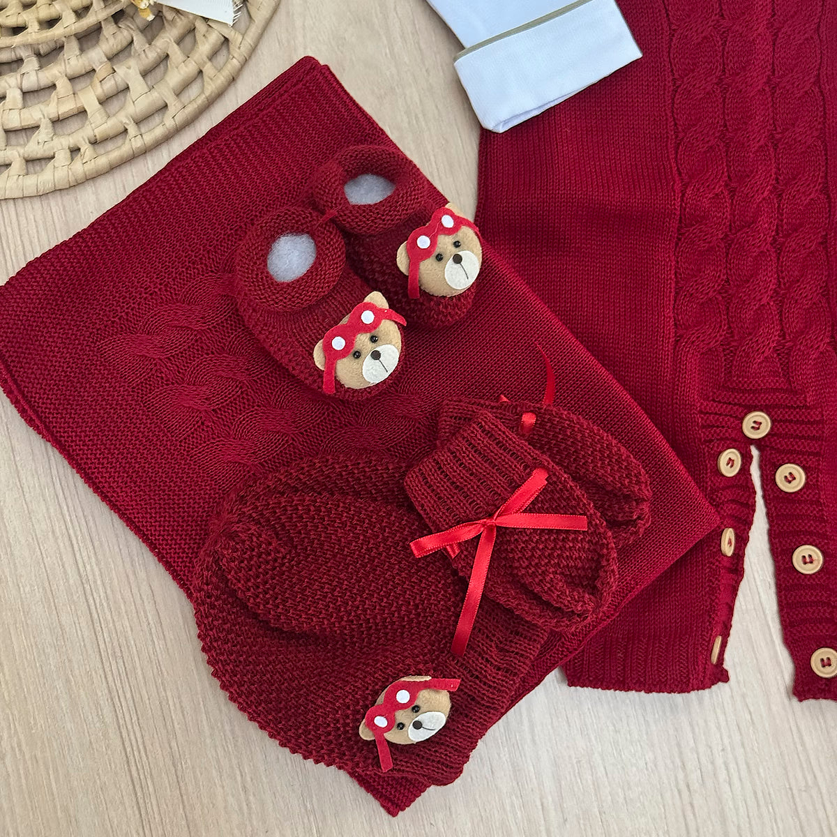 Saída Maternidade Tricot Thiago Personalizado