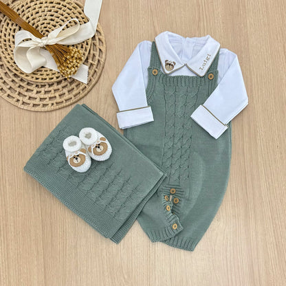 Saída Maternidade Tricot Thiago Personalizado