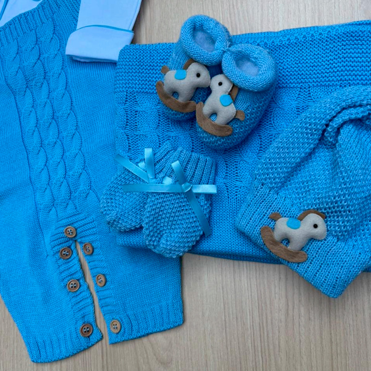 Saída Maternidade Tricot Ravi