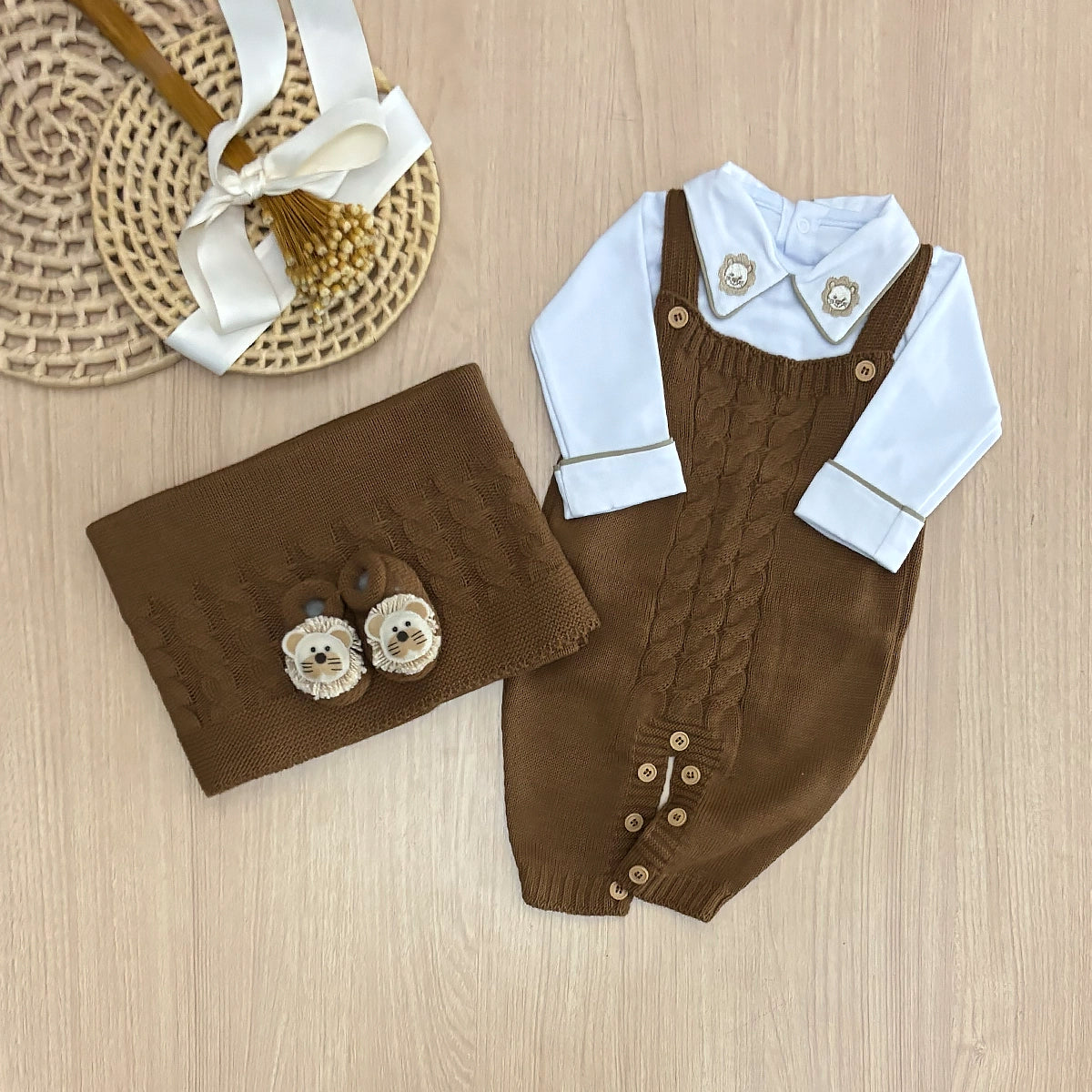Saída Maternidade Tricot João