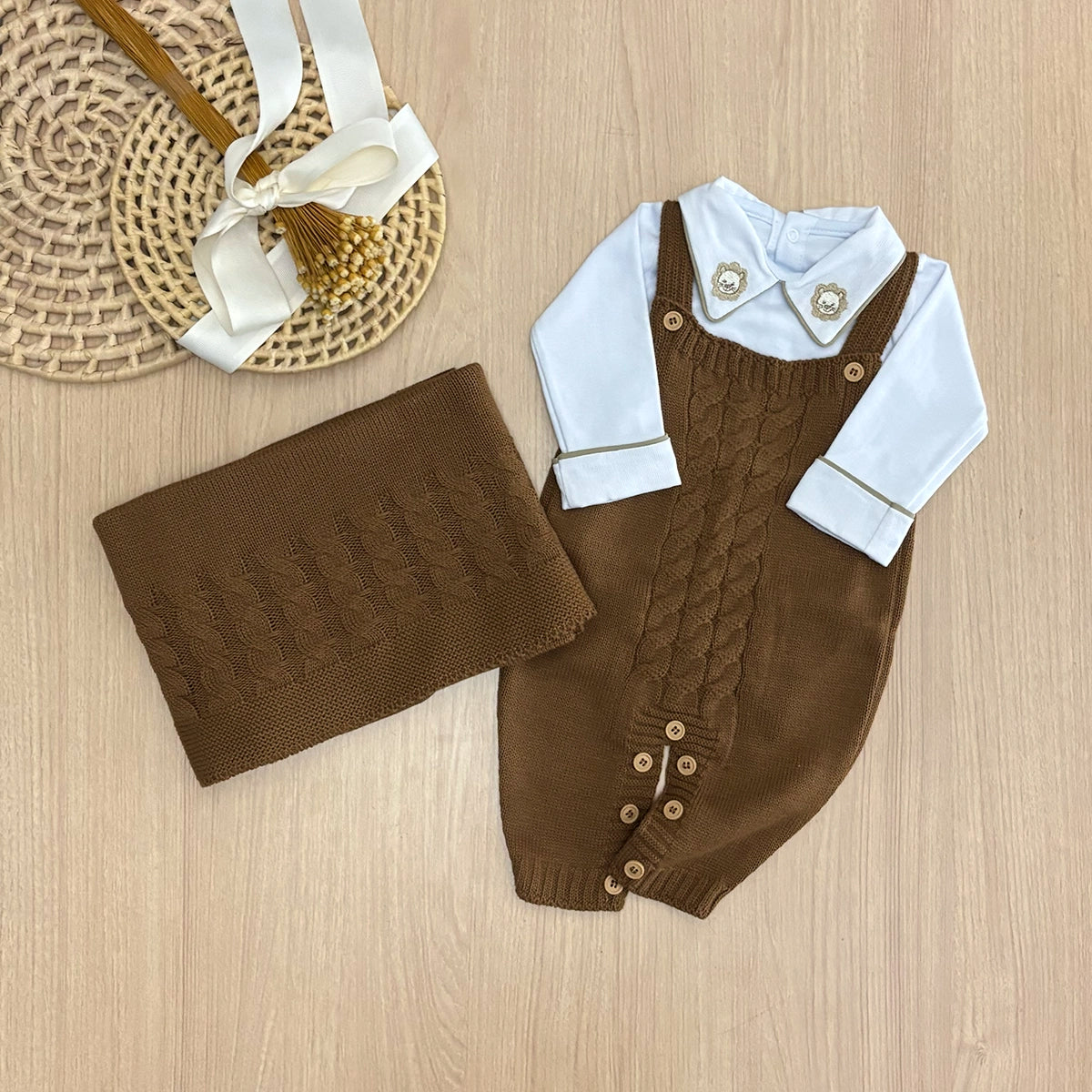 Saída Maternidade Tricot João