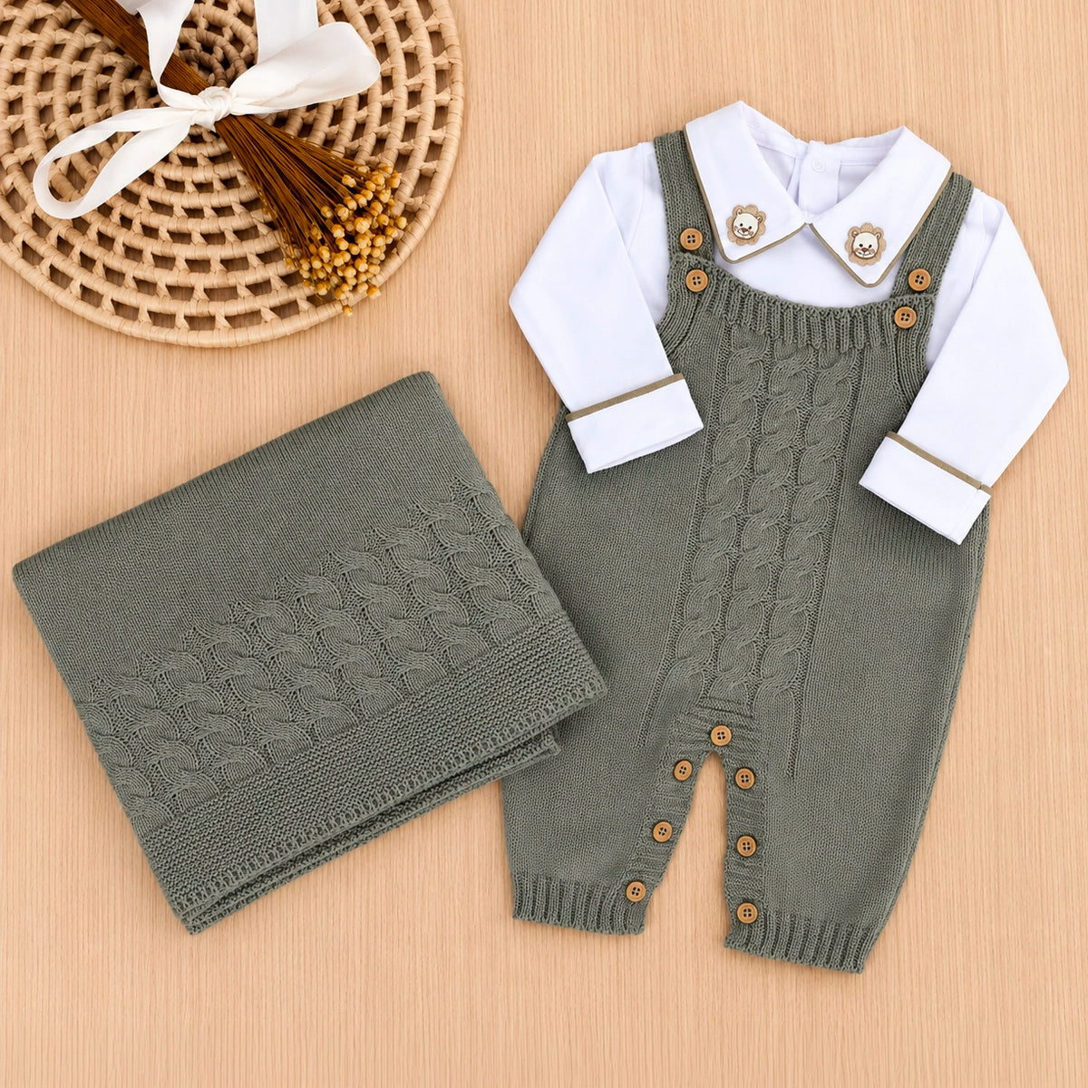 Saída Maternidade Tricot João