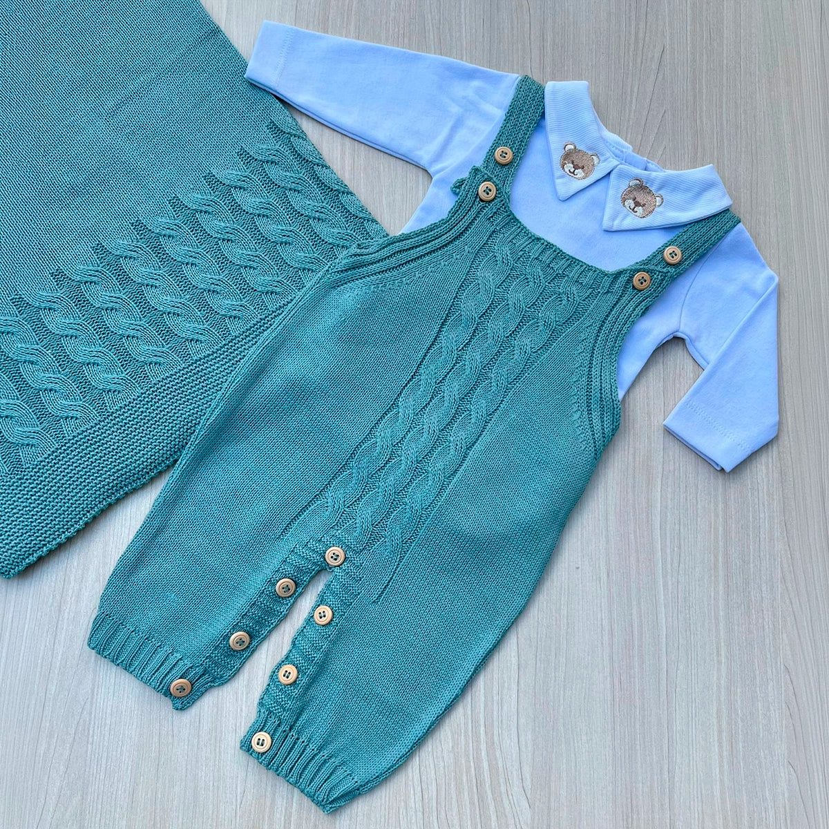Saída Maternidade Tricot João