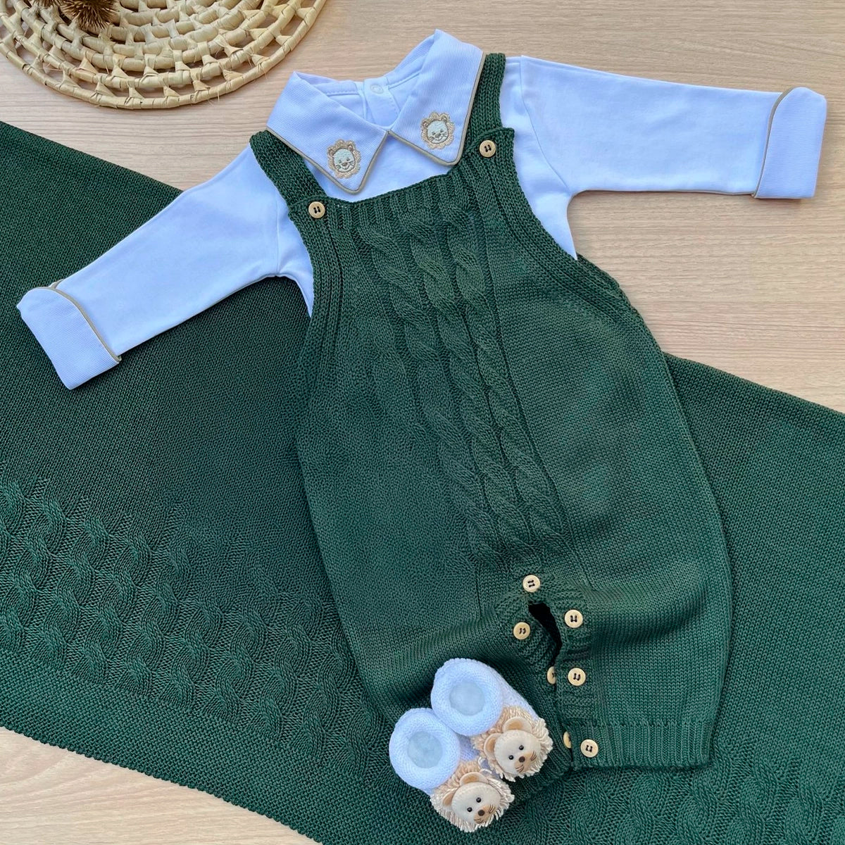 Saída Maternidade Tricot João