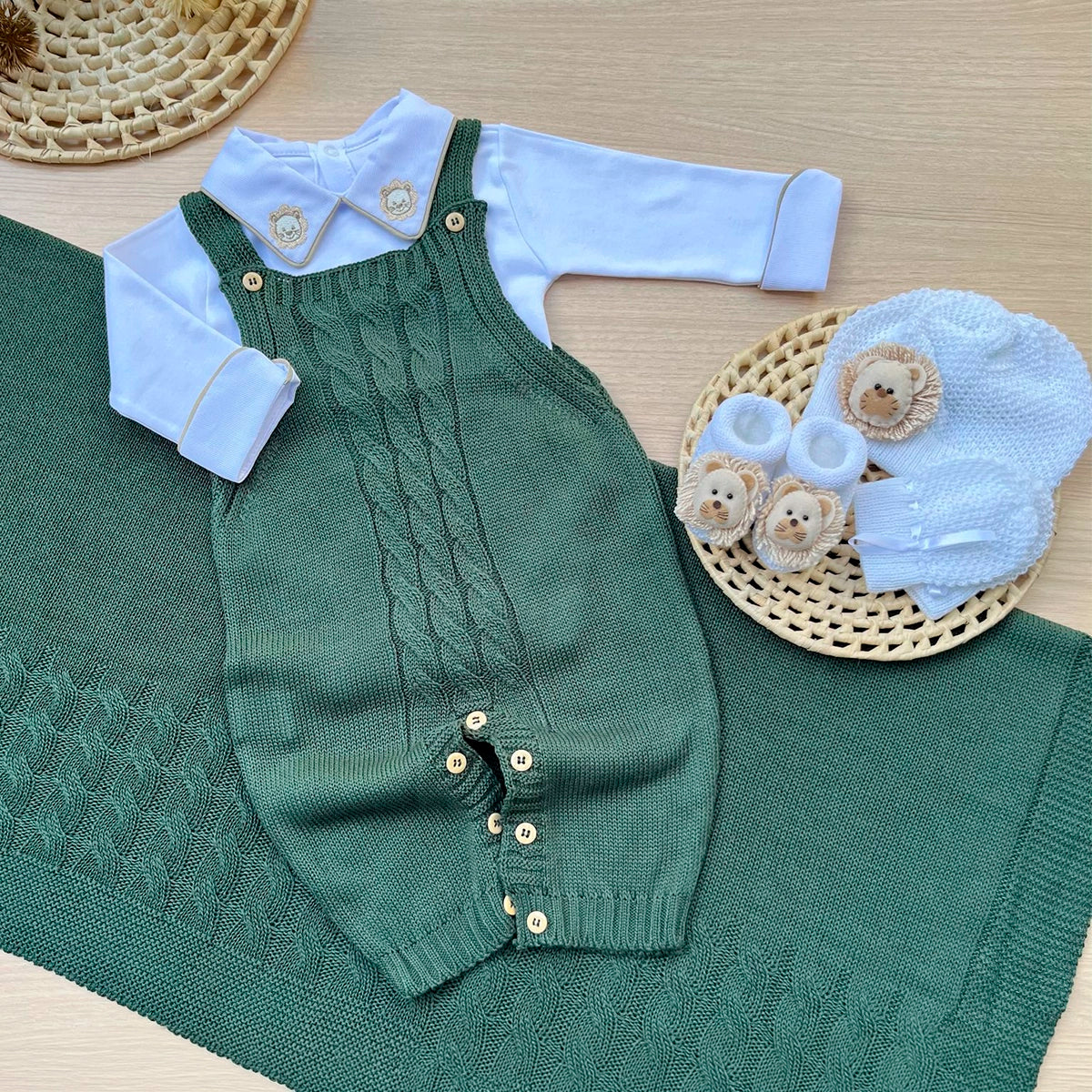 Saída Maternidade Tricot João