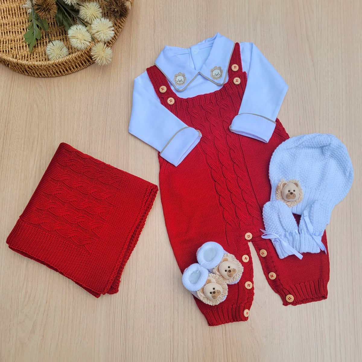 Saída Maternidade Tricot João