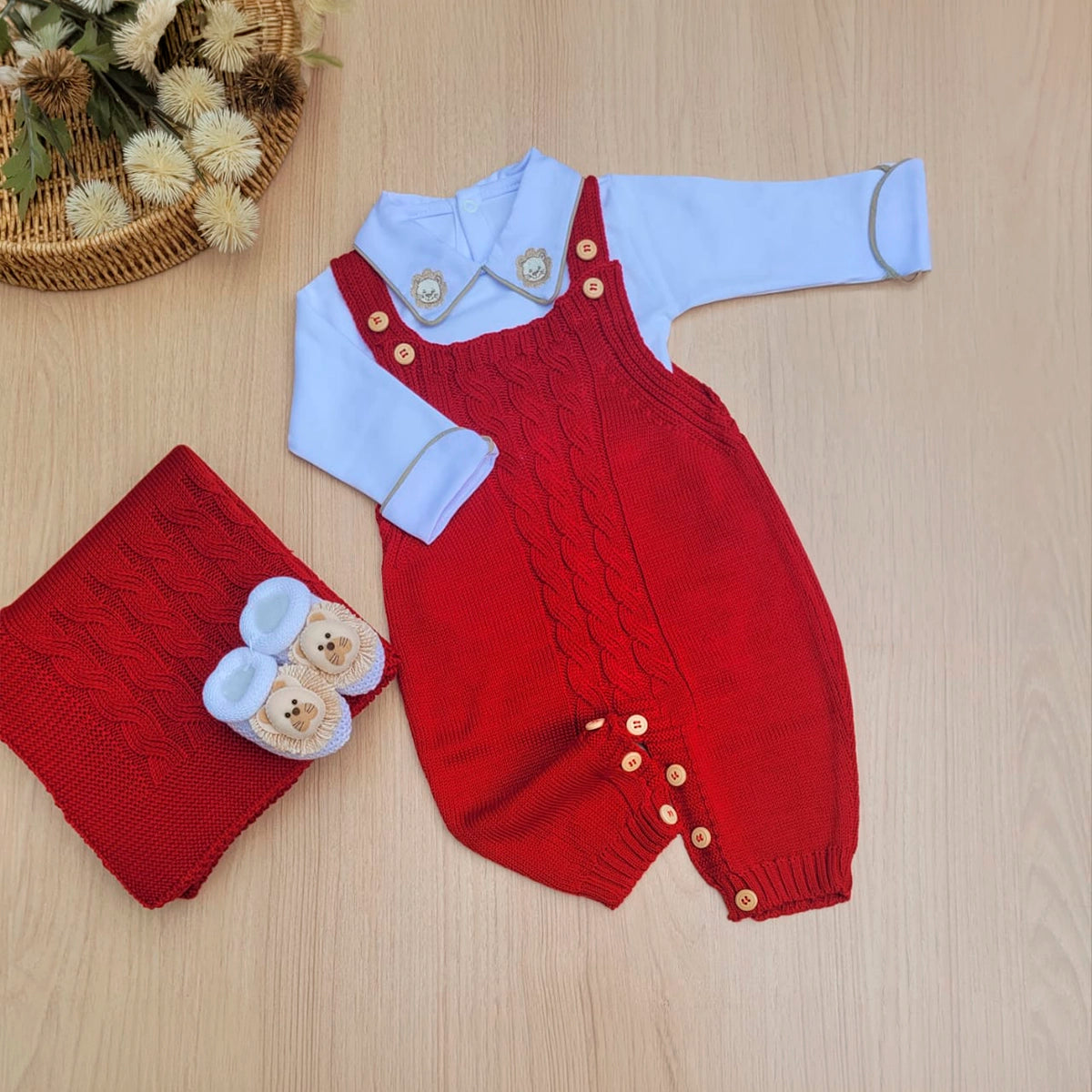 Saída Maternidade Tricot João
