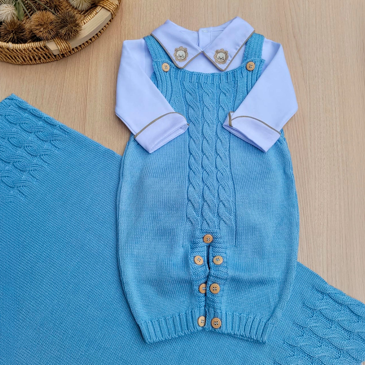 Saída Maternidade Tricot João