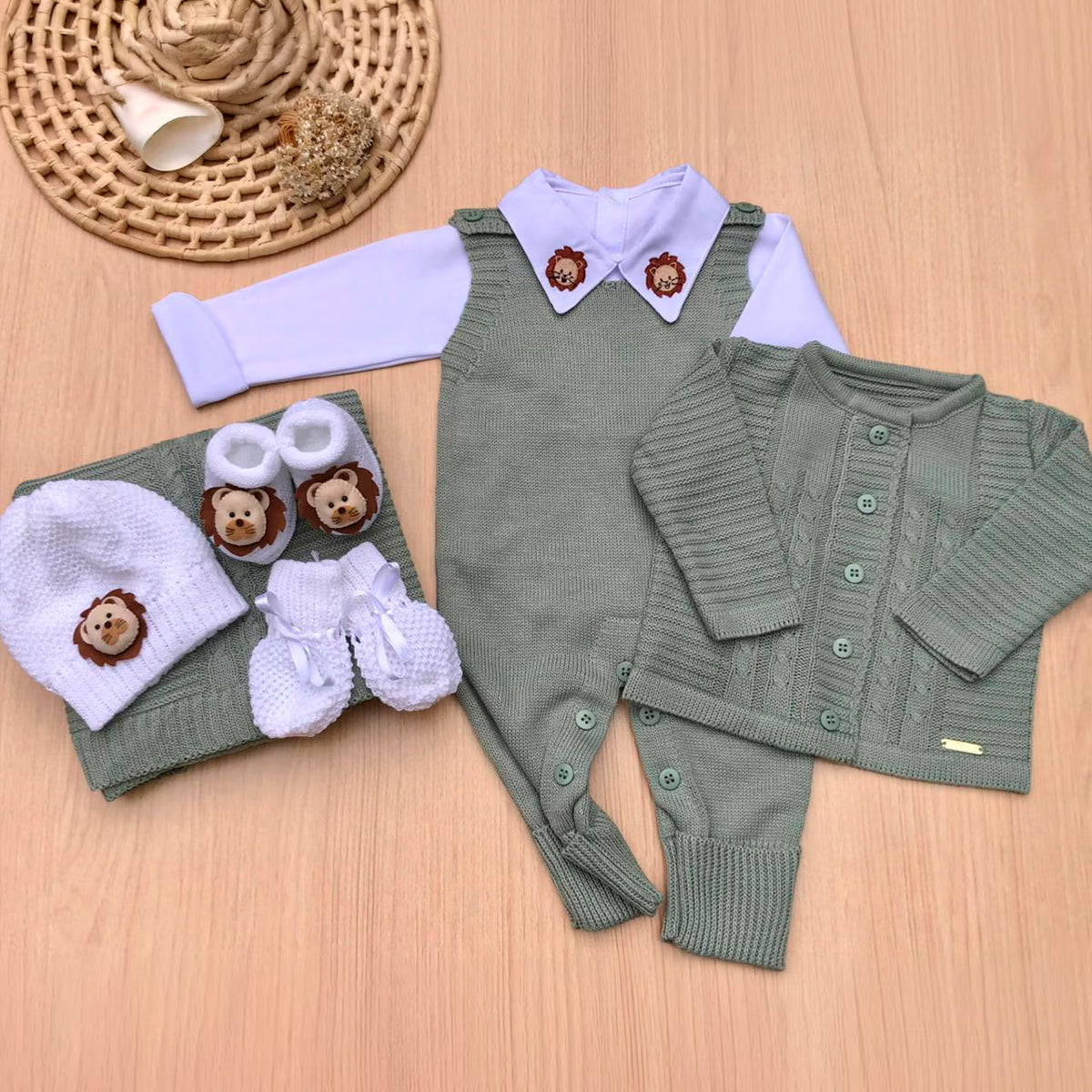 Saída Maternidade Tricot Elias