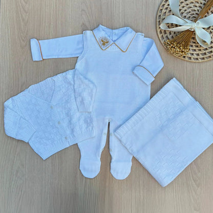 Saída Maternidade Tricot Leo