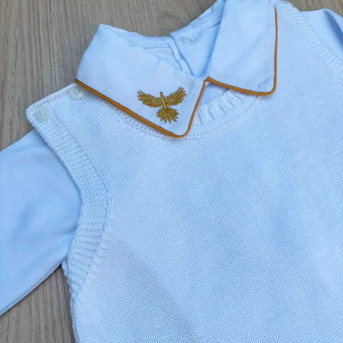 Saída Maternidade Tricot Leo