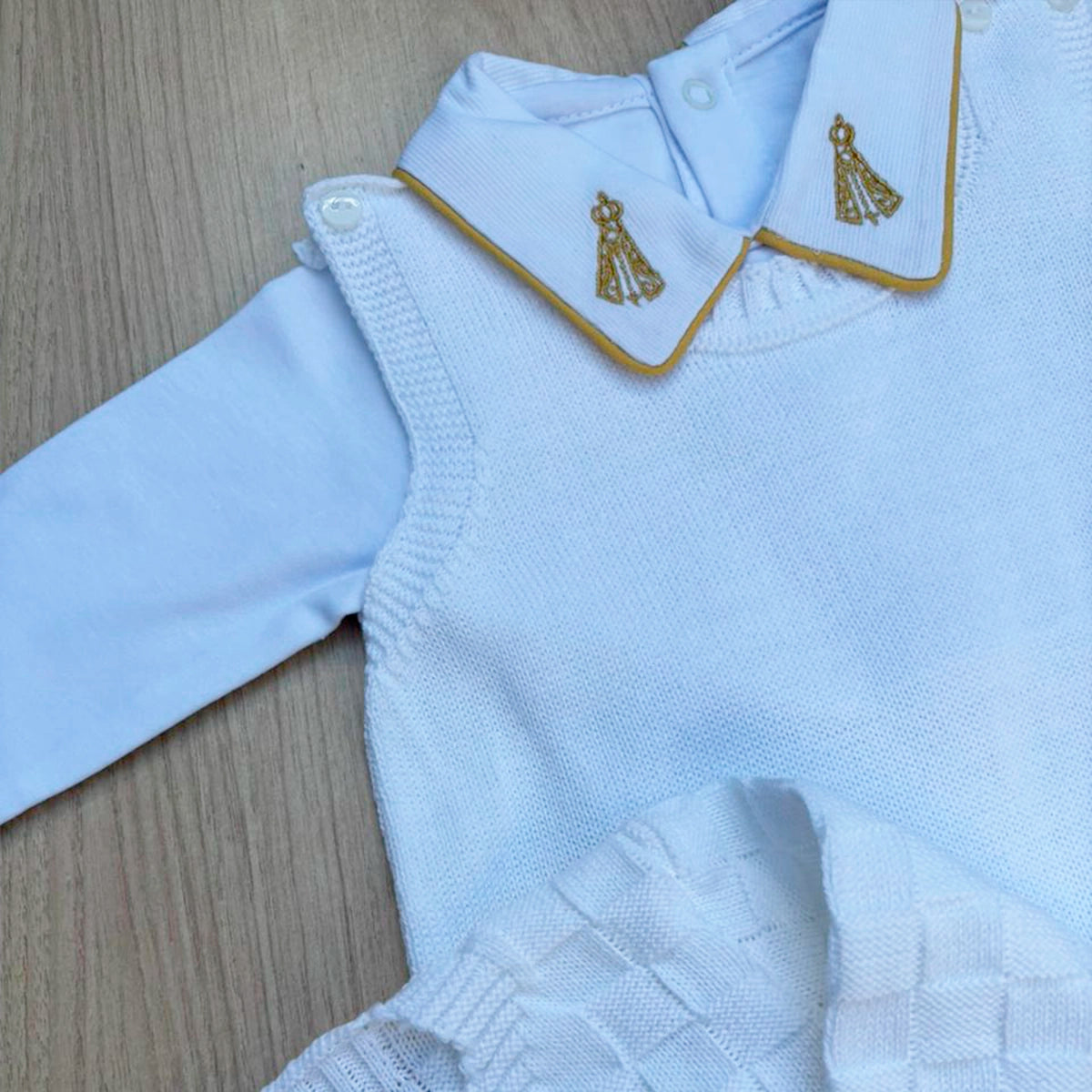 Saída Maternidade Tricot Leo
