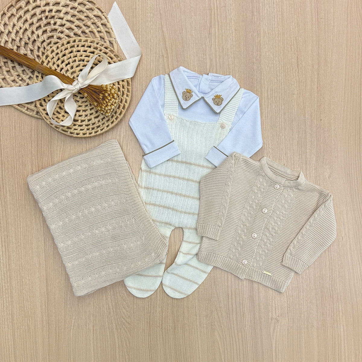 Saída Maternidade Tricot Davi