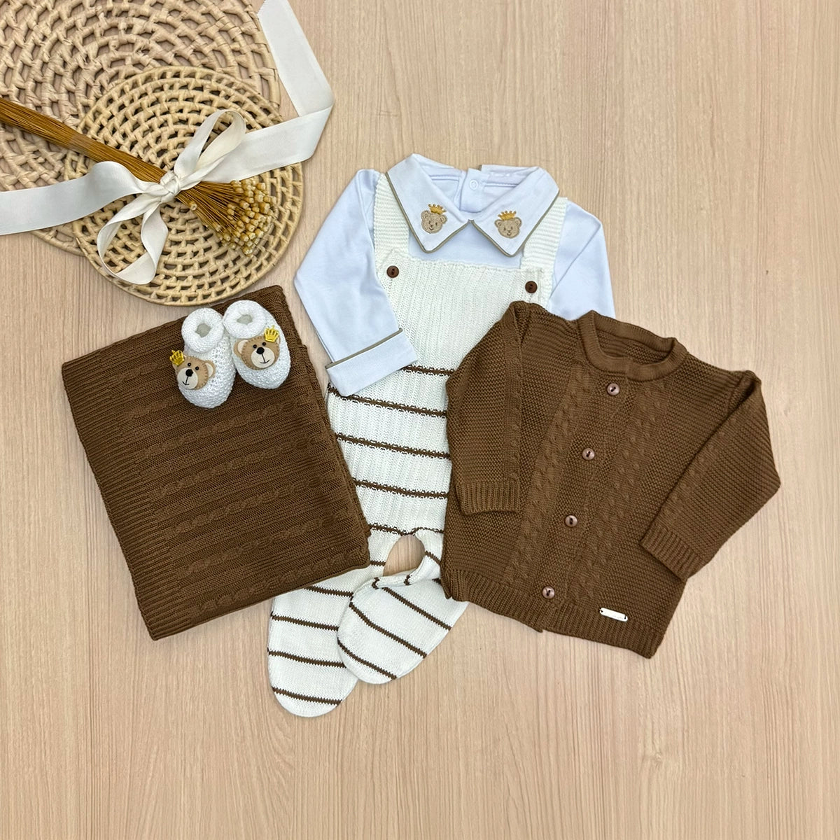 Saída Maternidade Tricot Davi