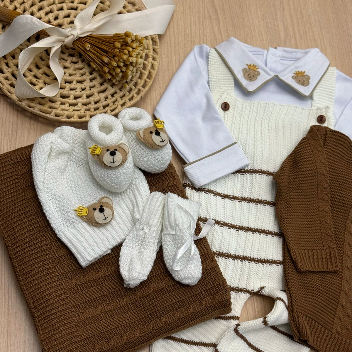 Saída Maternidade Tricot Davi