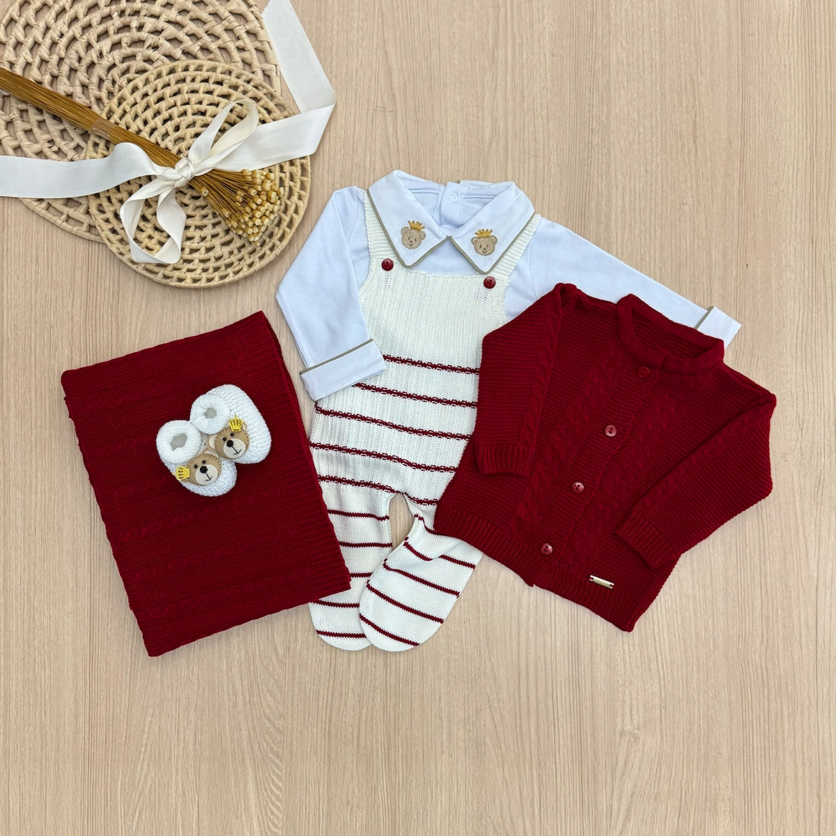 Saída Maternidade Tricot Davi