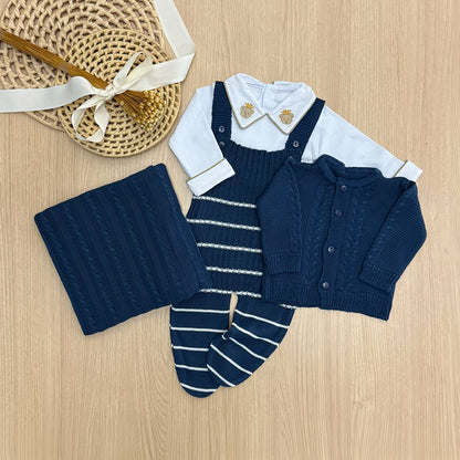 Saída Maternidade Tricot Davi