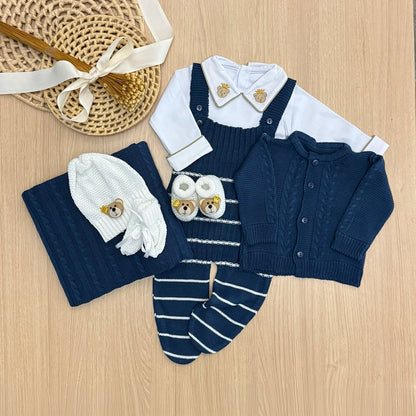 Saída Maternidade Tricot Davi