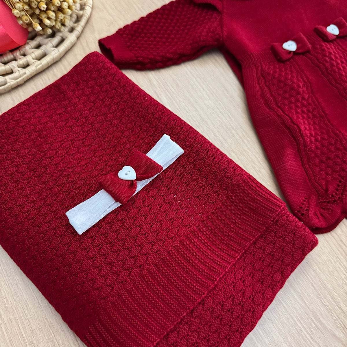 Saída Maternidade Tricot Livia Maria