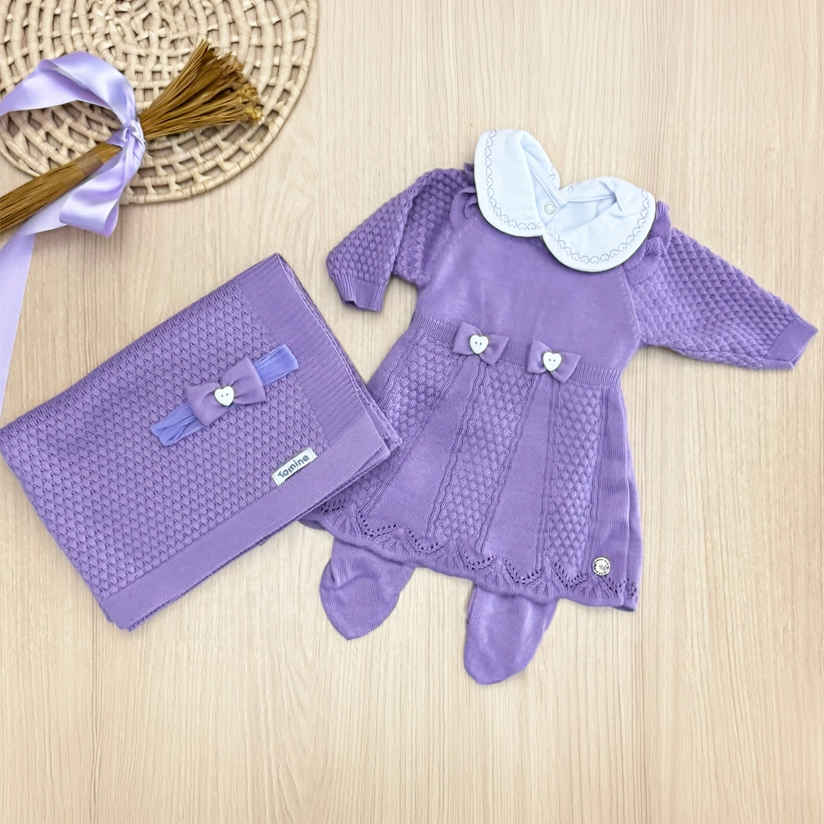 Saída Maternidade Tricot Livia Maria