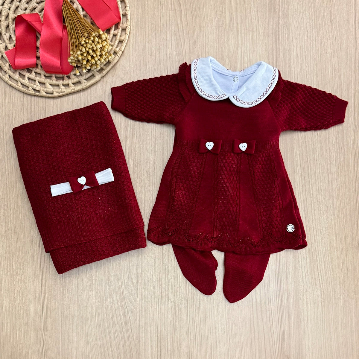 Saída Maternidade Tricot Livia Maria