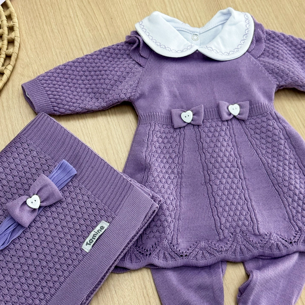 Saída Maternidade Tricot Livia Maria