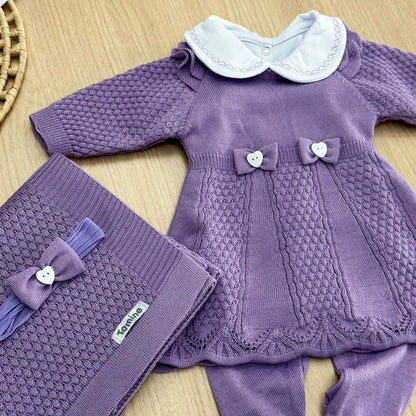 Saída Maternidade Tricot Livia Maria