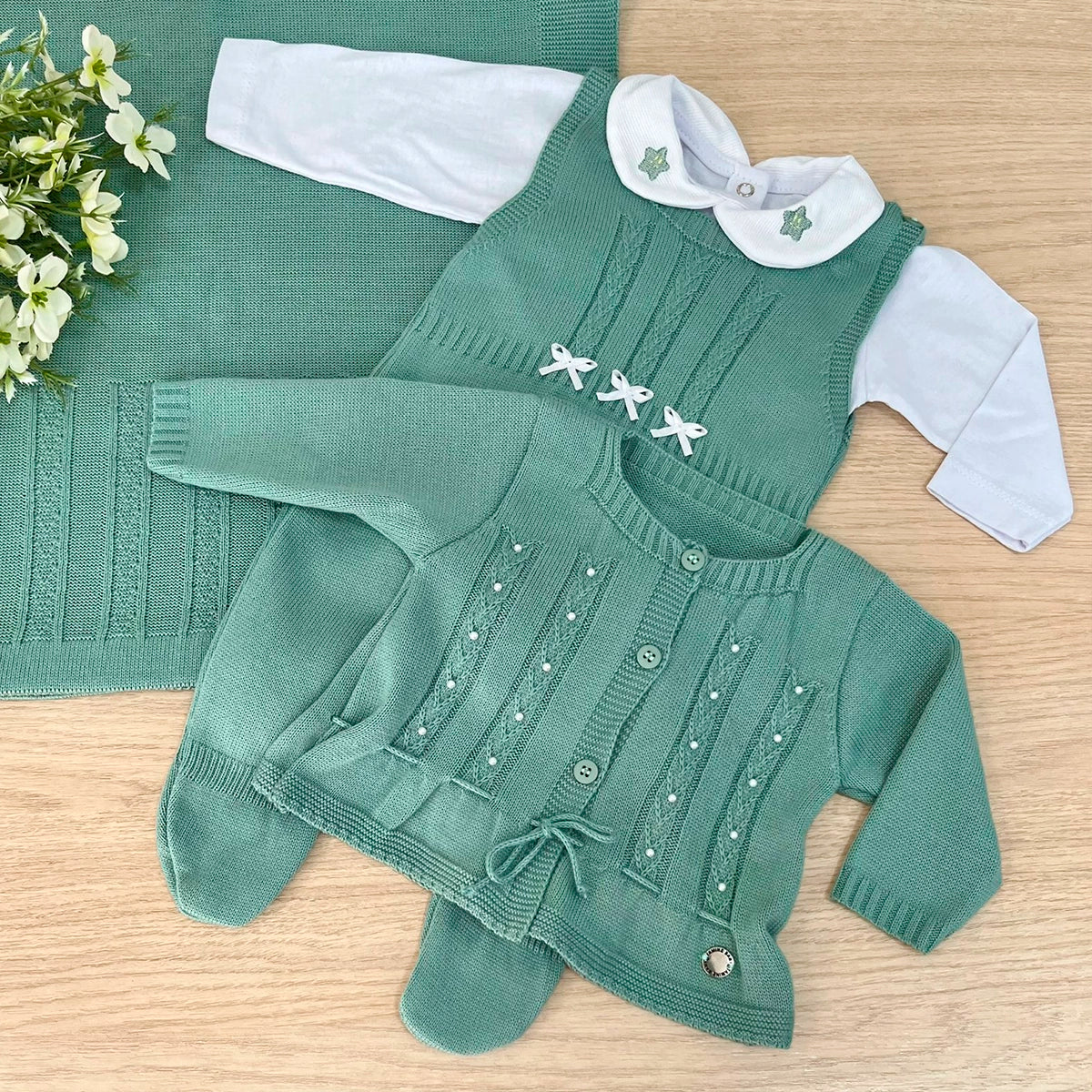 Saída Maternidade Tricot Liz