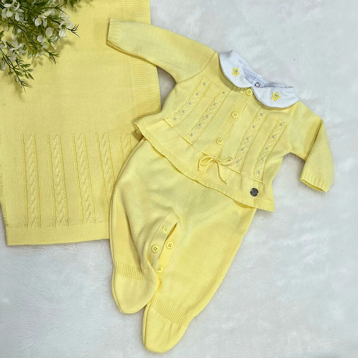 Saída Maternidade Tricot Liz