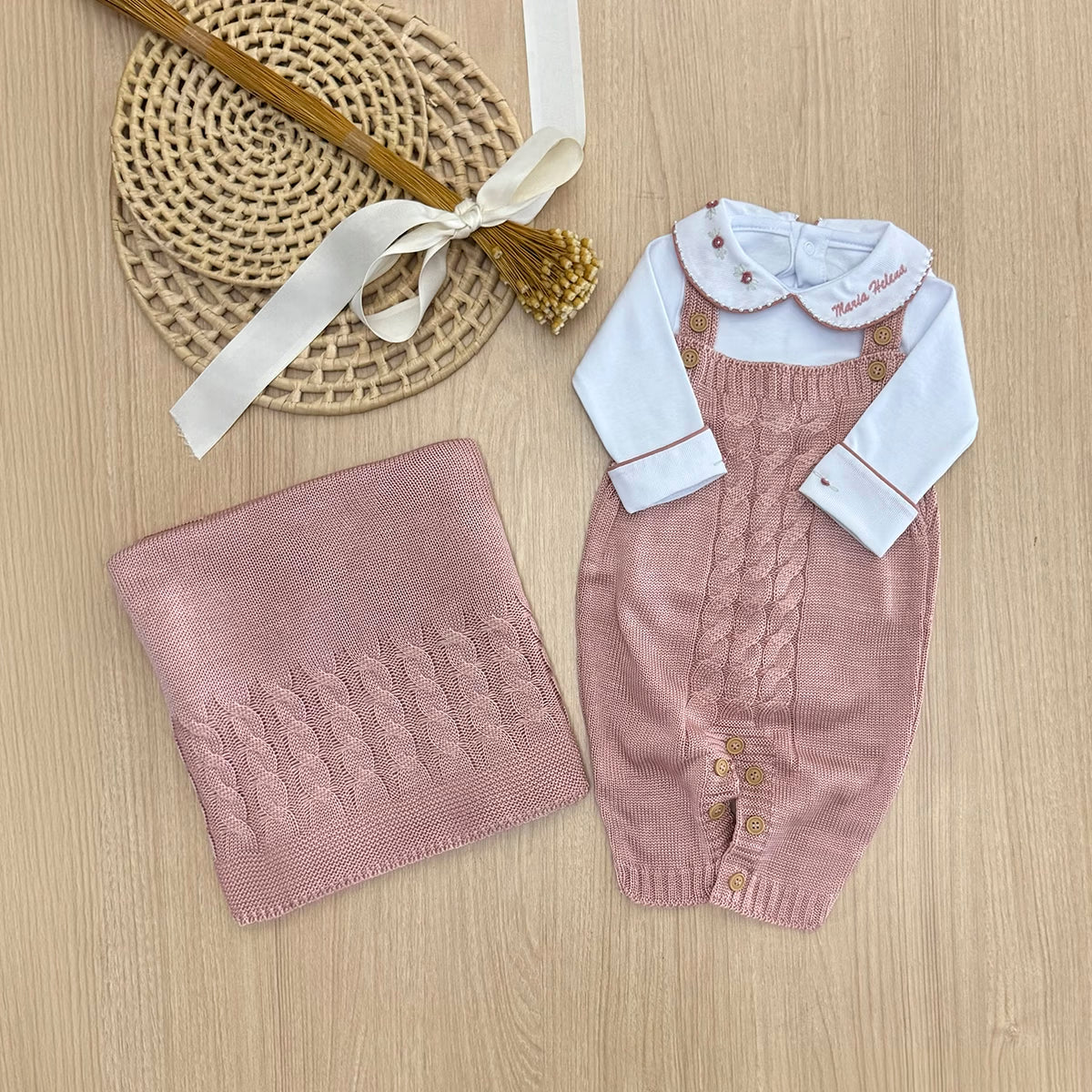 Saída Maternidade Tricot Lola Personalizado