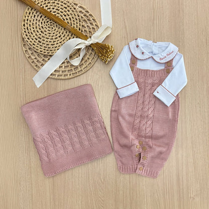 Saída Maternidade Tricot Lola Personalizado