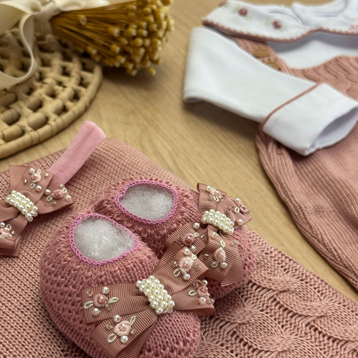 Saída Maternidade Tricot Lola Personalizado