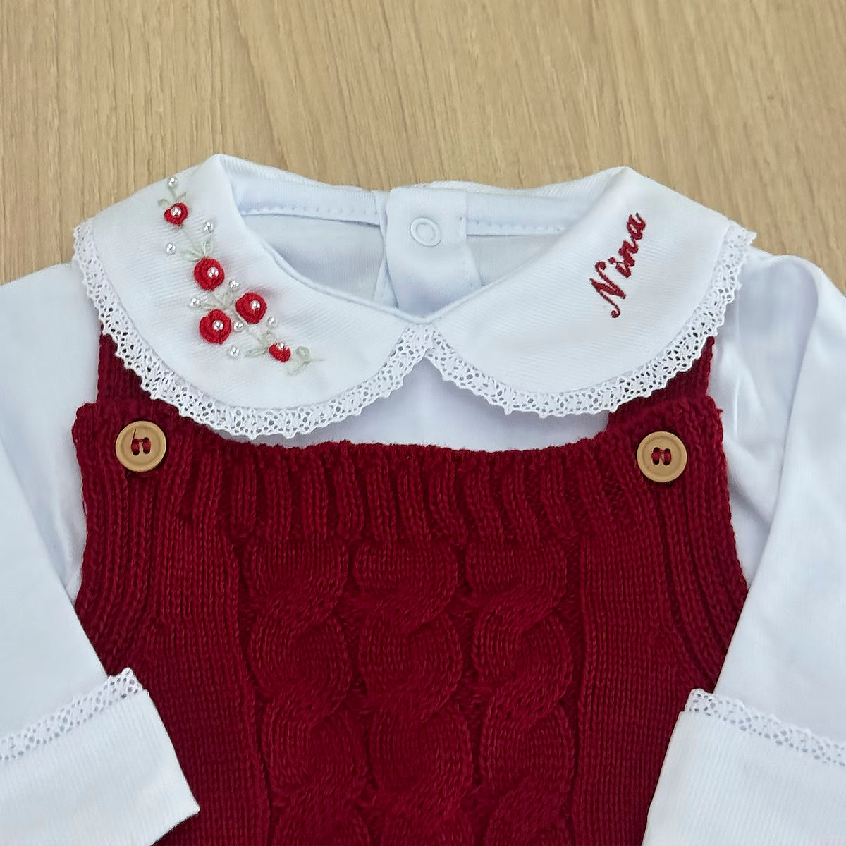 Saída Maternidade Tricot Lola Personalizado