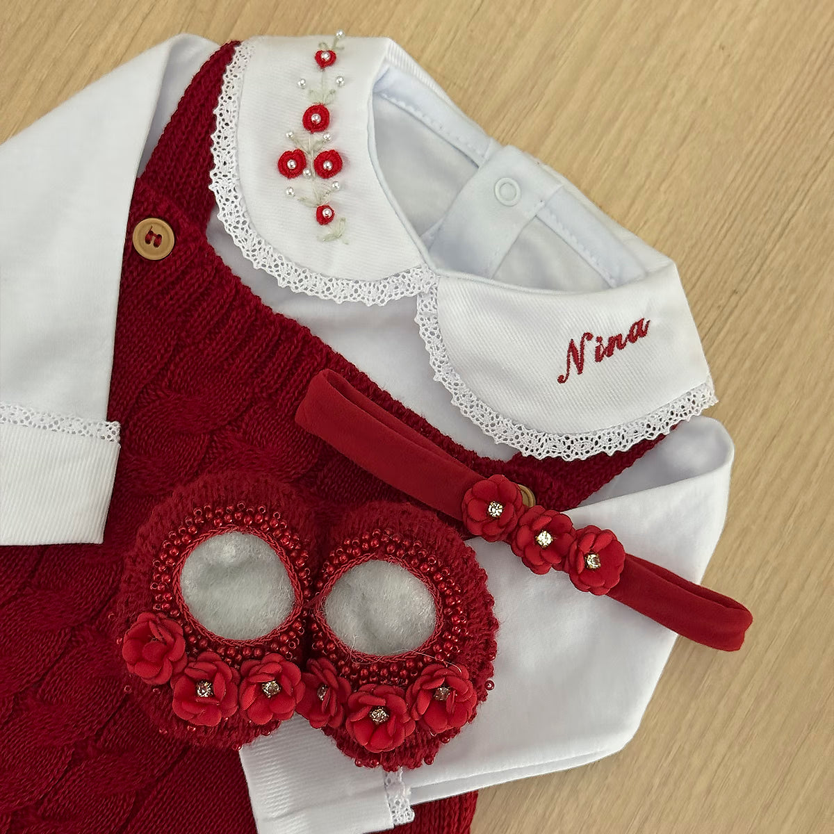 Saída Maternidade Tricot Lola Personalizado
