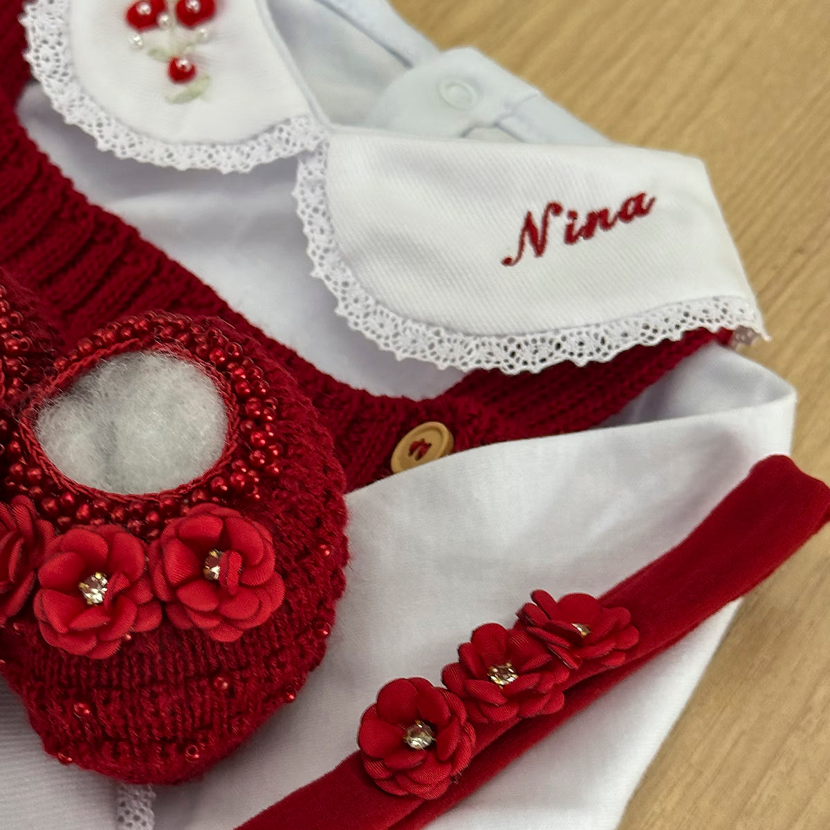 Saída Maternidade Tricot Lola Personalizado