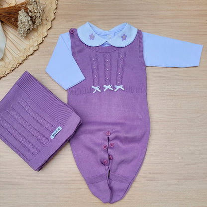 Saída Maternidade Tricot Lú