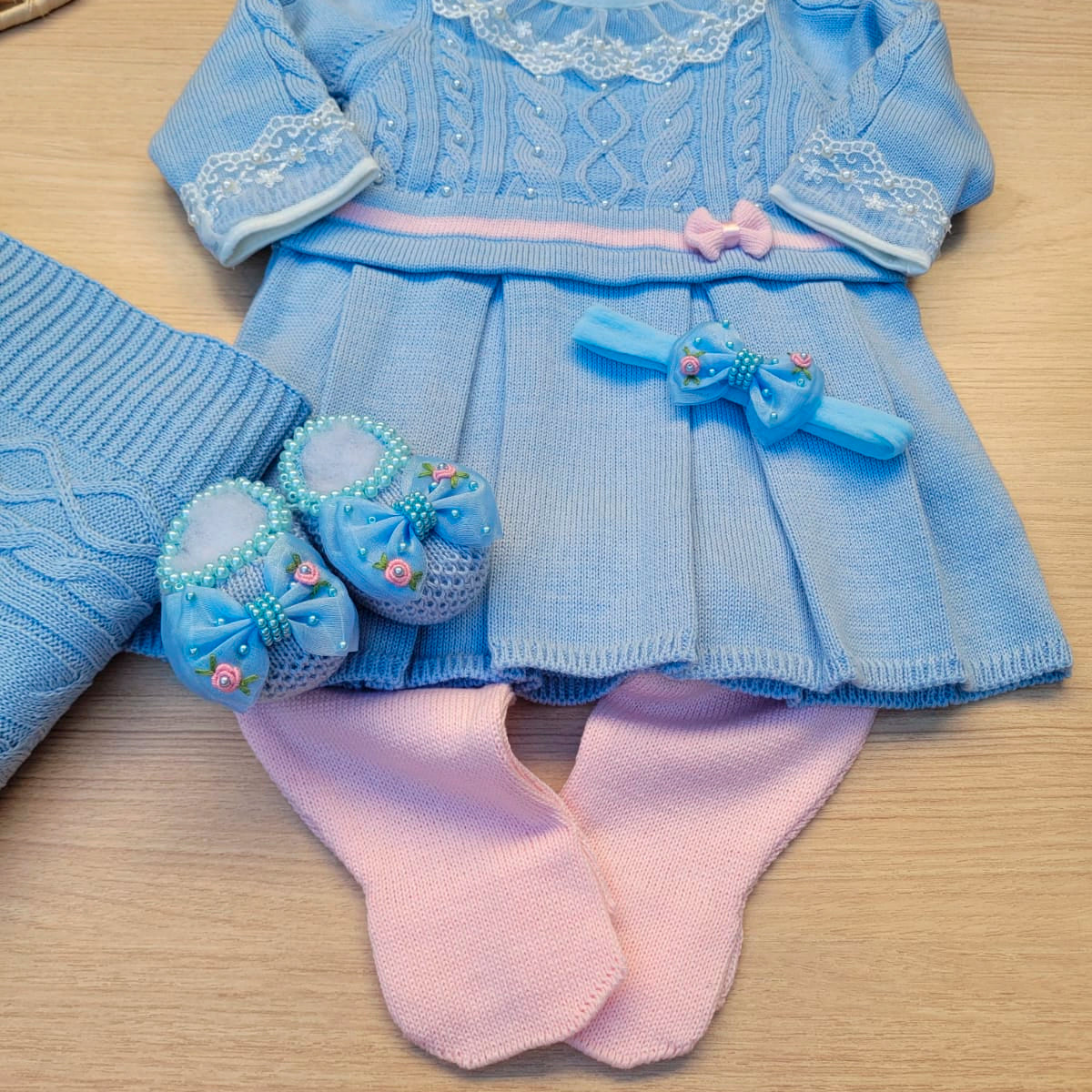 Saída Maternidade Tricot Luíza