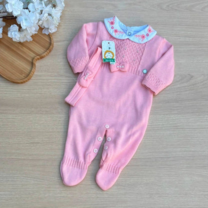 Macacão Bebê Tricot Maitê
