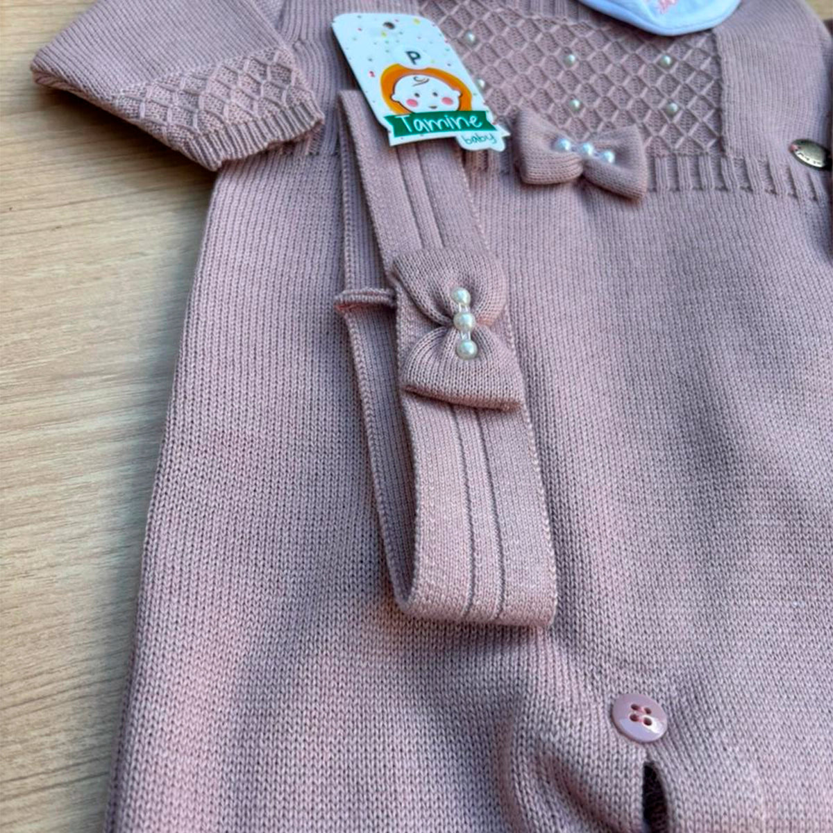 Macacão Bebê Tricot Maitê