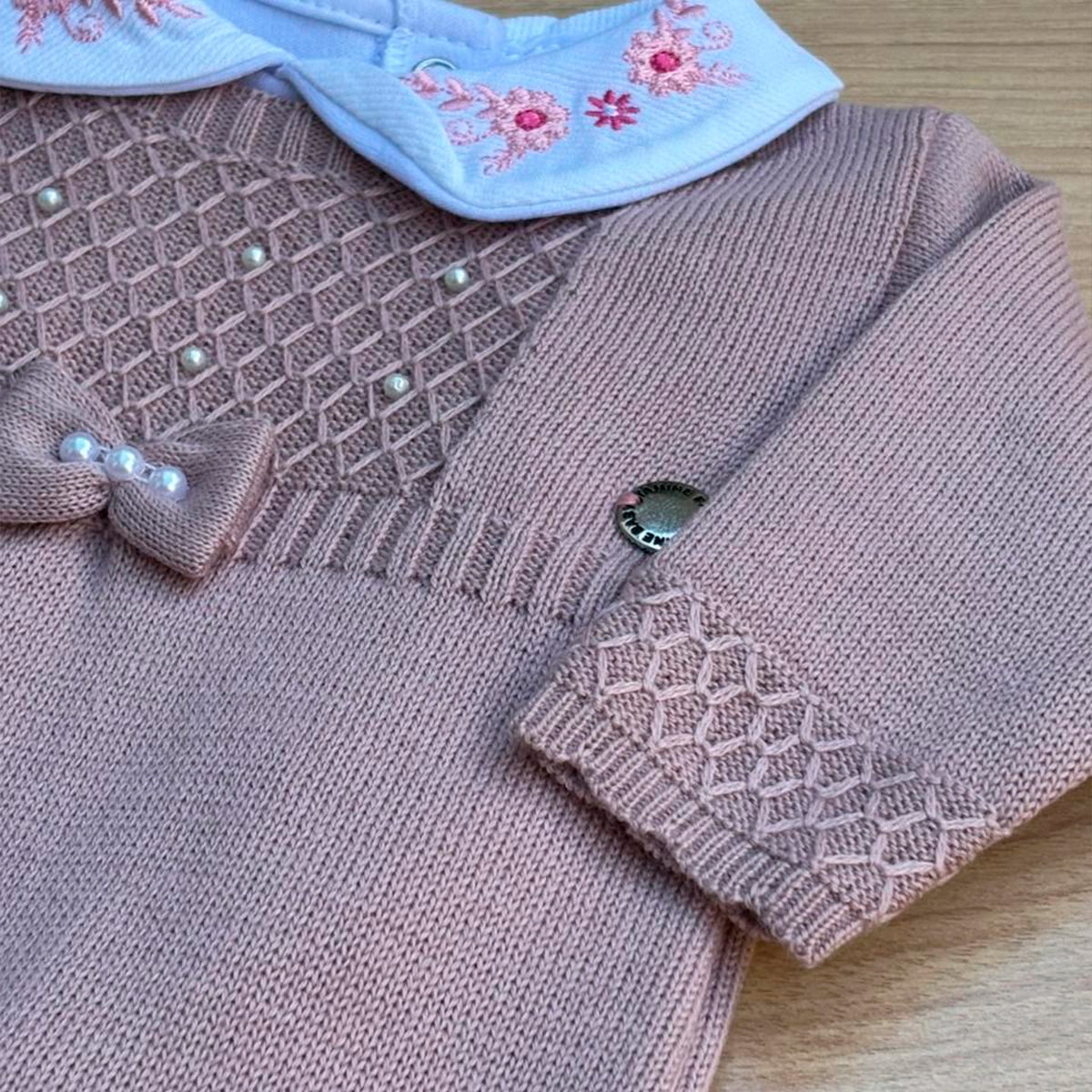 Macacão Bebê Tricot Maitê